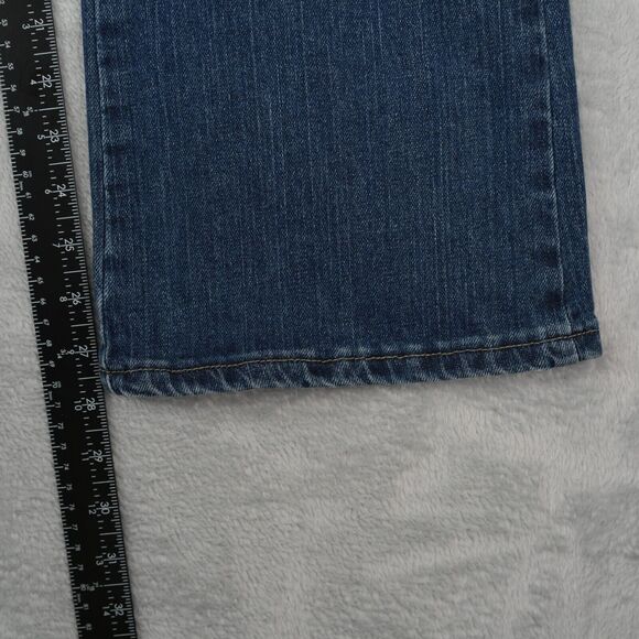 Lee Jeans Womens 12P Petite Blue Natural Bootcut Stretch Denim 305834F - Picture 6 of 9